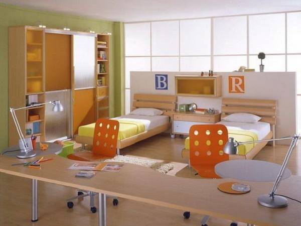 Дизайн детской комнаты для мальчика и девочки с фото