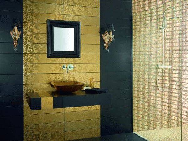 Особенности создания стильного дизайна ванной при помощи плитки - фото