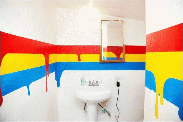 Выбираем краску для ванной комнаты с фото