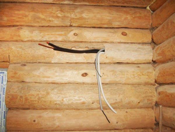 Как сделать скрытую проводку в своем деревянном доме - фото