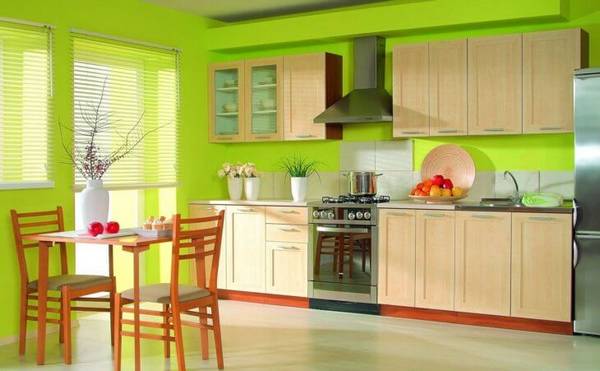 Моющаяся краска для стен кухни: разновидности материала и технология окраши ... - фото