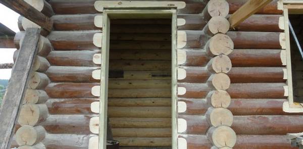 Как создается окосячка в деревянном доме? - фото
