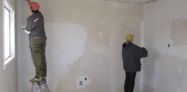 Отделка стен под покраску в интерьере - фото