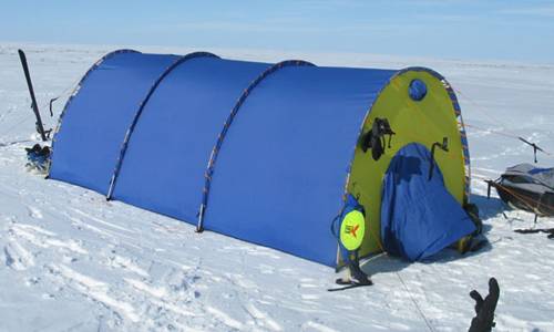 Выбор и изготовление теплообменника для зимней палатки - фото